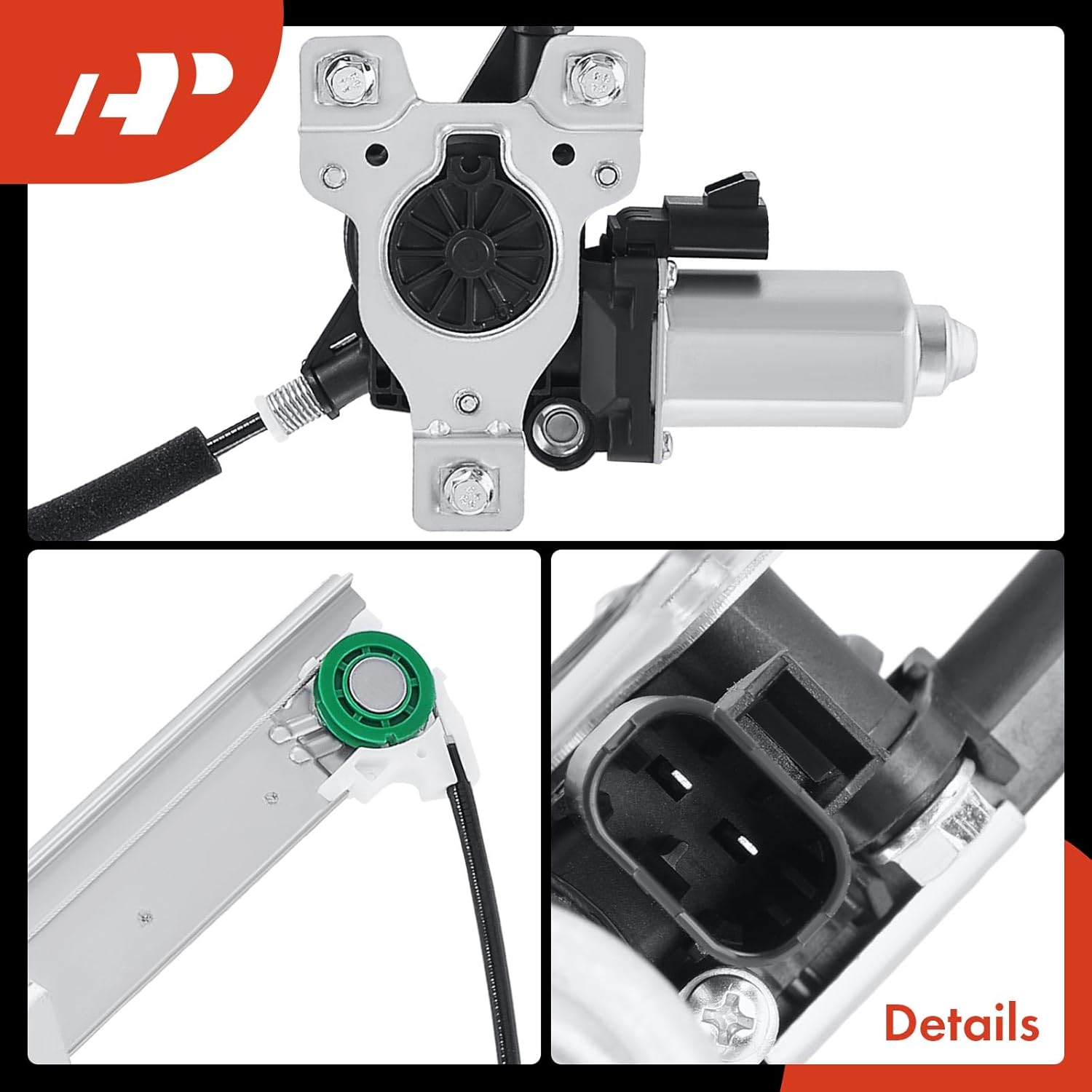 A-Premium Power Window Regulator with Motor Replacement for Chevrolet Impala 2000-2005 Front Right Passenger Side