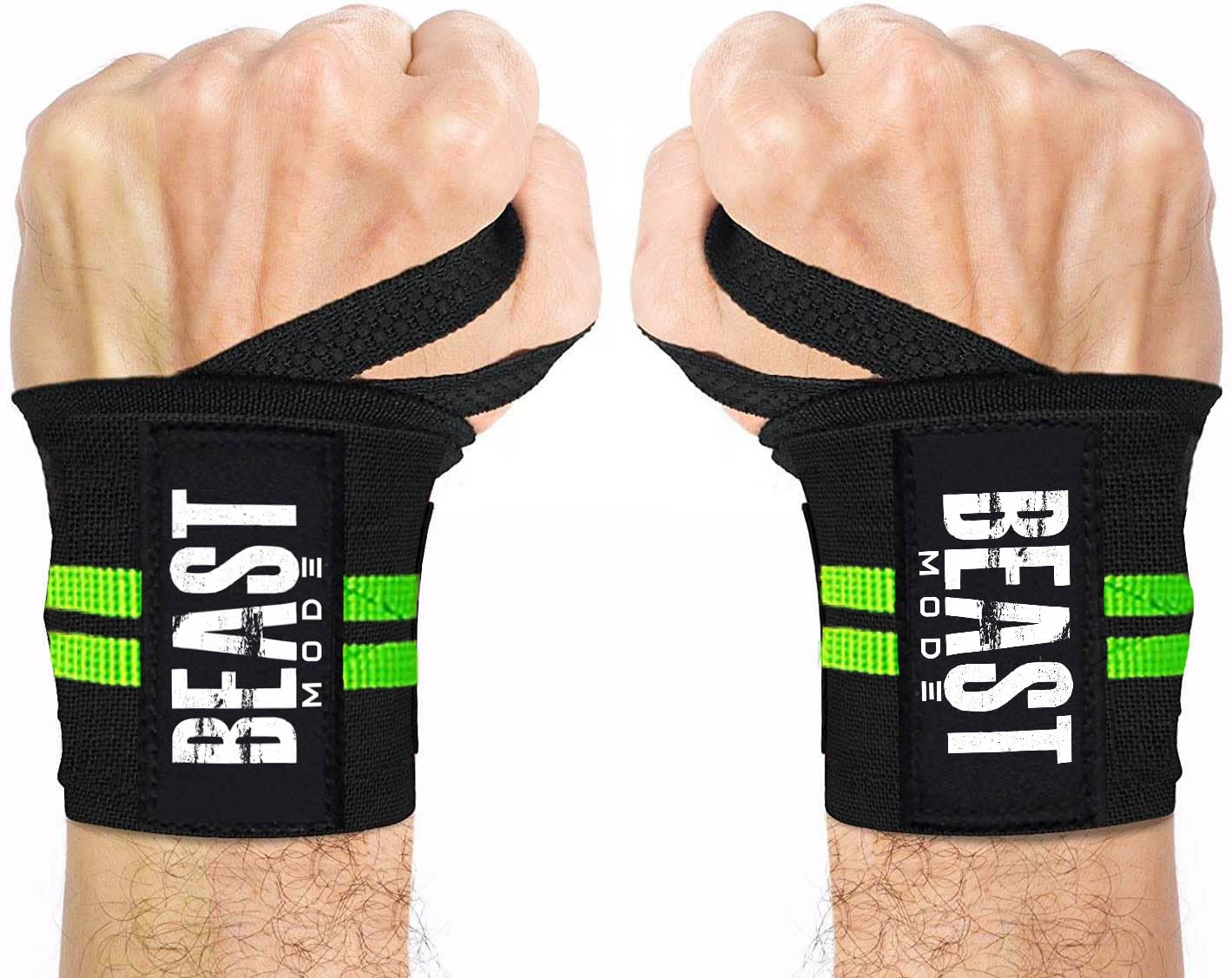 STEIGEN FITNESS Professional Beast Mode Heavy Duty Wrist Wraps Elastic Straps Brace Support Protector for Weightlifting Workout Bodybuilding Gym Fitness (B08YXM8PLJ) Amazon Price History, Amazon Price Tracker