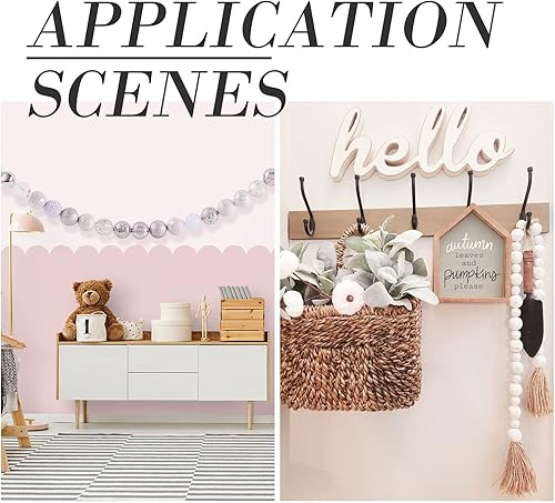 Miniatura 4 de Craftdady 60 cuentas redondas acrílicas de 0.787 pulgadas, 12 estilos de cuentas gruesas de chicle, cuentas focales gruesas, cuentas espaciadoras