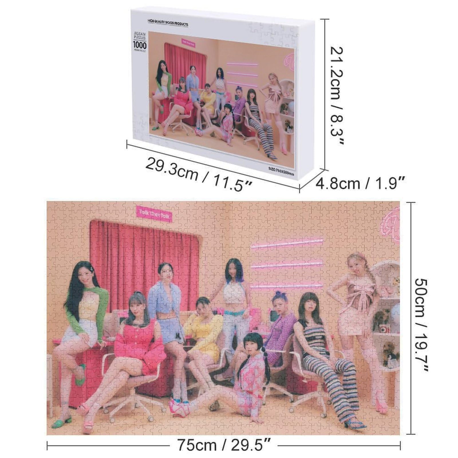 Amazon | TWICE~ 1000ピース ジグソーパズル アニメ 木製パズル