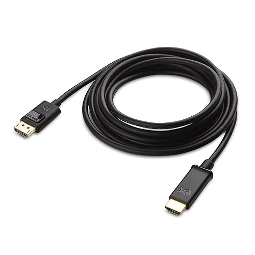 Miniatura 2 de Cable Matters Cable unidireccional DisplayPort a HDMI Cable DP a HDMI chapado en oro, puerto de pantalla a HDTVmonitorproyector Cable de conversión