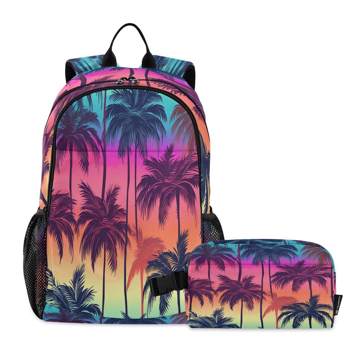 Sac à dos cocotier grand compartiment et bretelles confort pour garçon fille