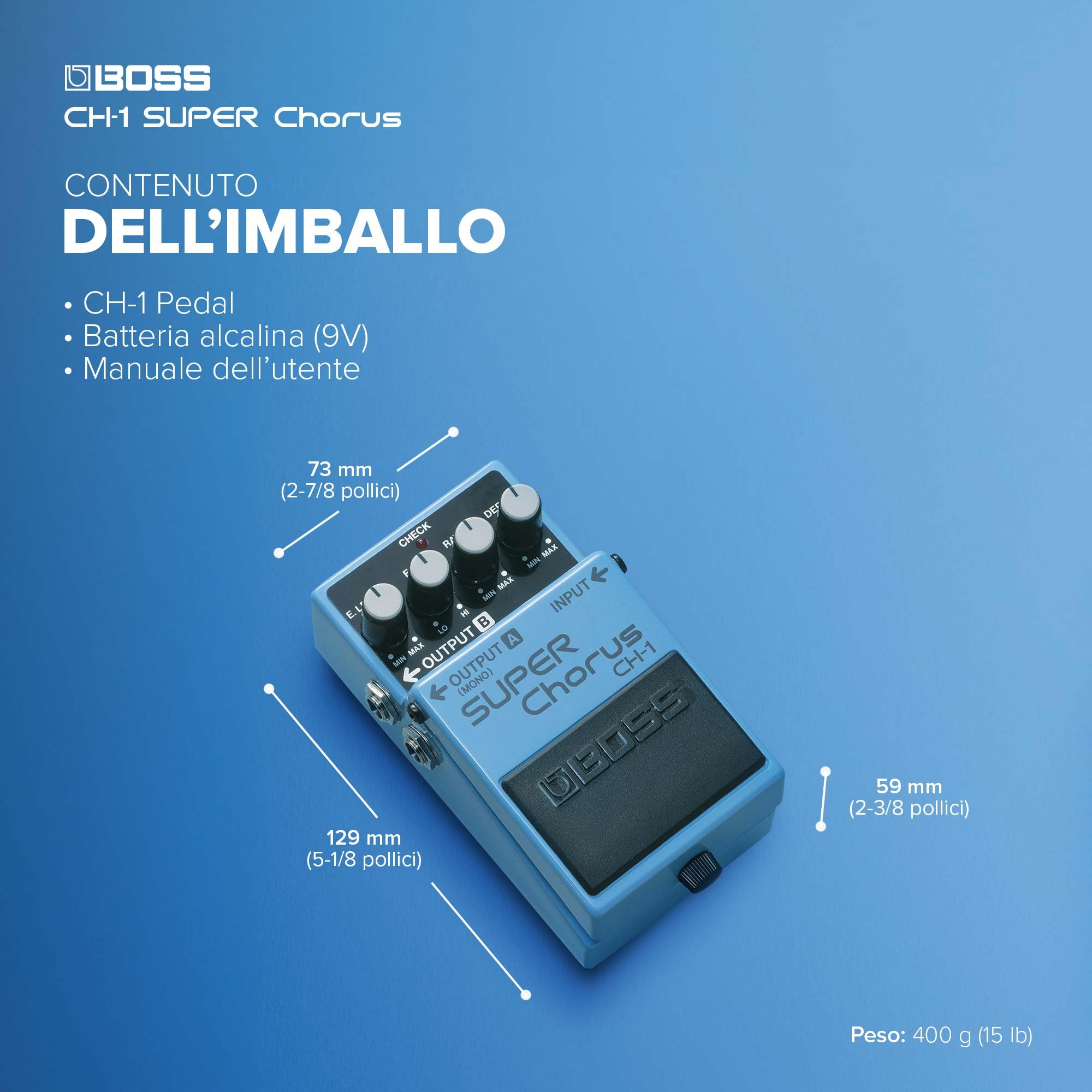 BOSS CH-1 Super Chorus Compact Pedal