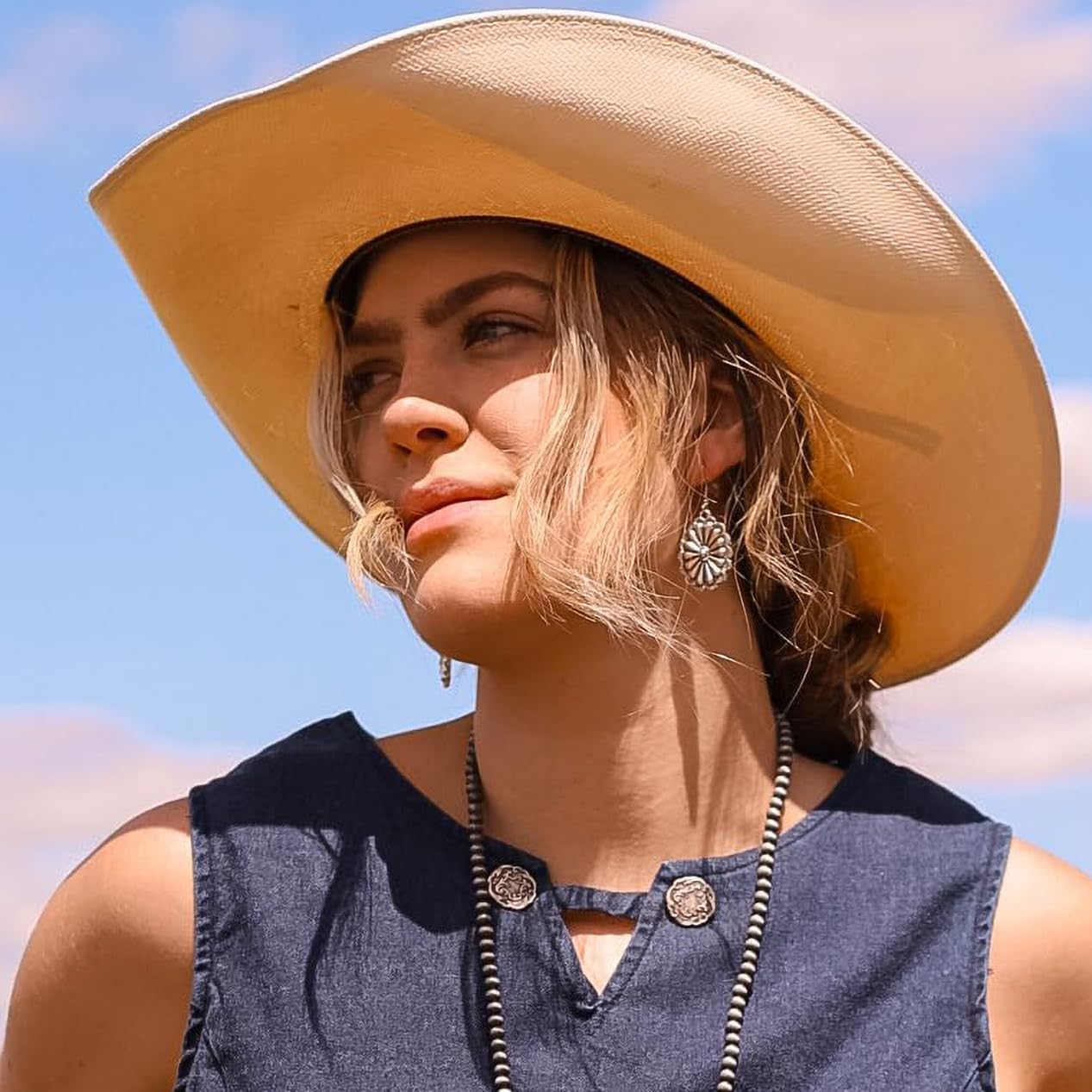 Rustic Couture's Western Earrings for Women Cowgirl Country Concho Dangling Western Statement Jewelry - Image 6