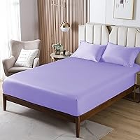 Vista 167 de HENGWEITEXT 18 Inch Cal King Sheets Deep Pocket,4 Piece Sheet Set Breathable and Cooling,Microfiber Sheet Set Deep Pocket,Wrinkle Free Shrinkage &