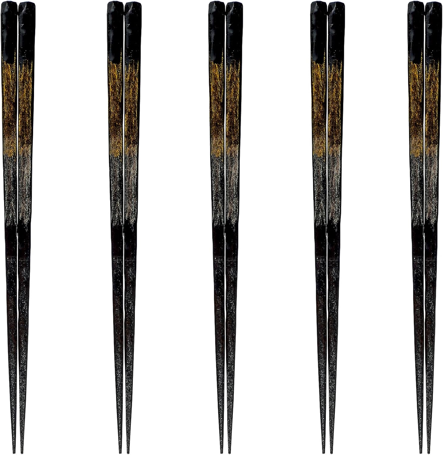 J-kitchens 来客の席 箸 5膳 セット 木製 おもてなし 家庭用 まとめ買い お箸 日本製 OM-H-365966