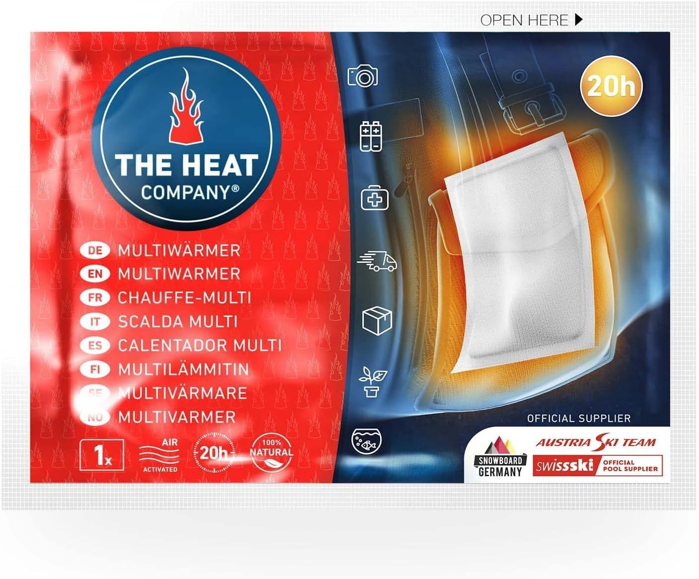 THE HEAT COMPANY Multi Bodywarmer - 10 Pieces - EXTRA WARM - Transport - View #2