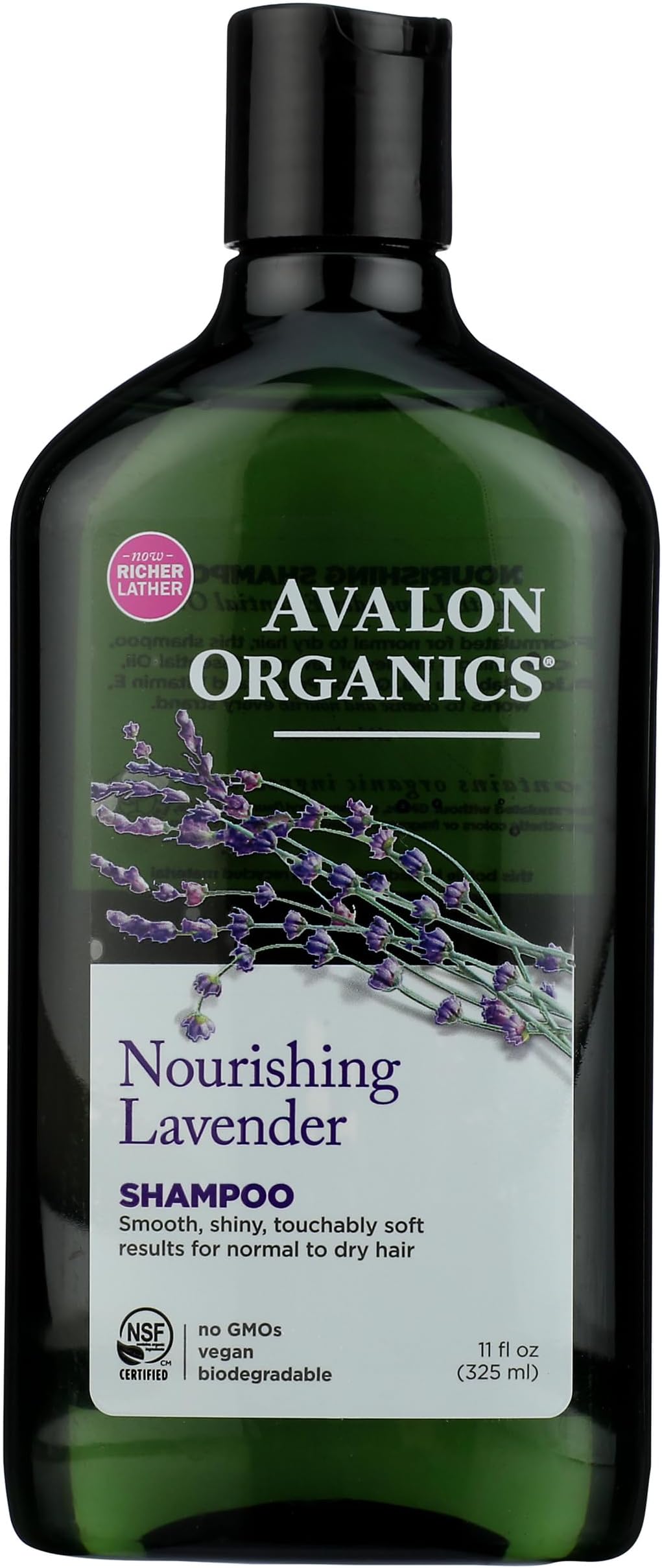 Avalon Organic Botanicals, Shampoo, Lavender, 11 oz