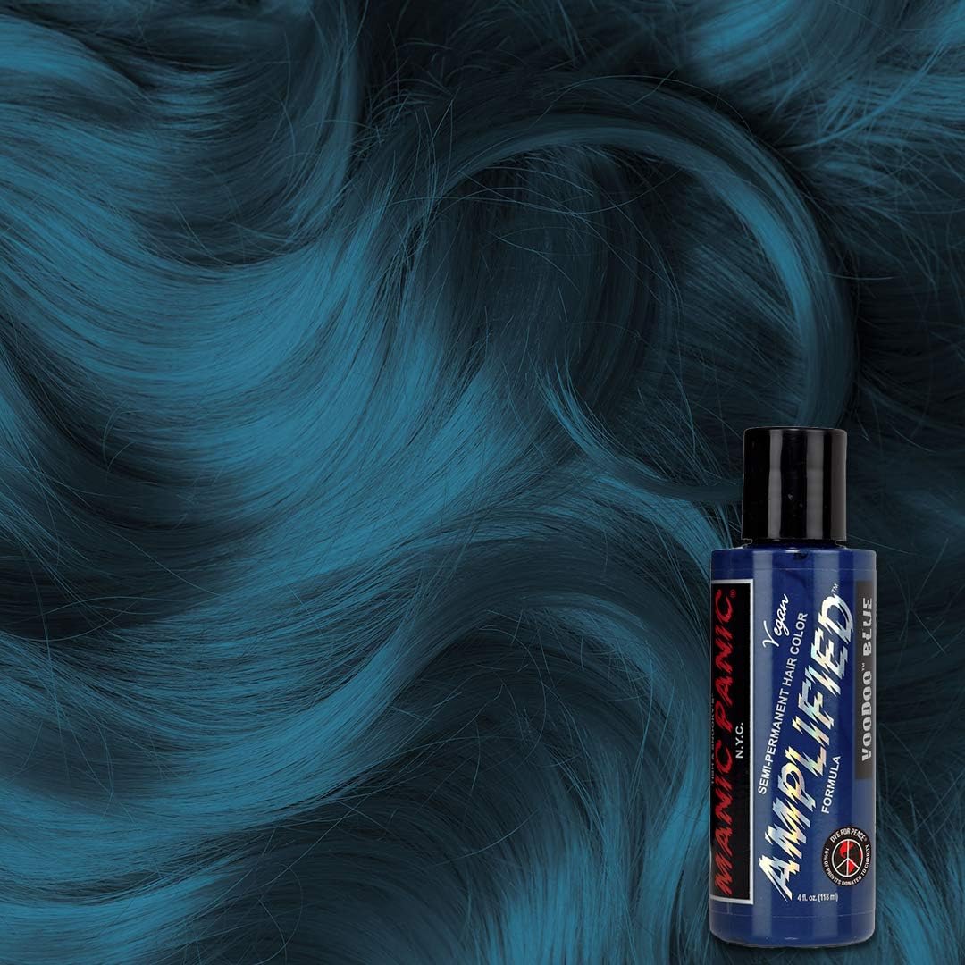 Manic Panic Amplified Cream Formula, Voodoo Blue, 4 Fl. Oz (1 Count) - Image 3