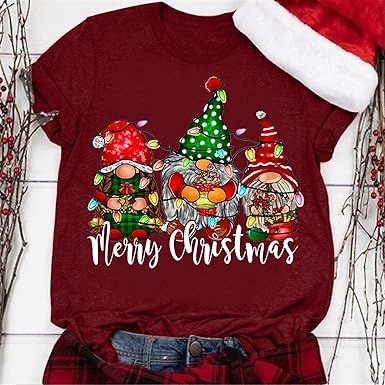 BABYL Tシャツ クリスマスのかわいいやつ Amazon | かわいいトナカイの顔と赤い鼻 キッズクリスマスT