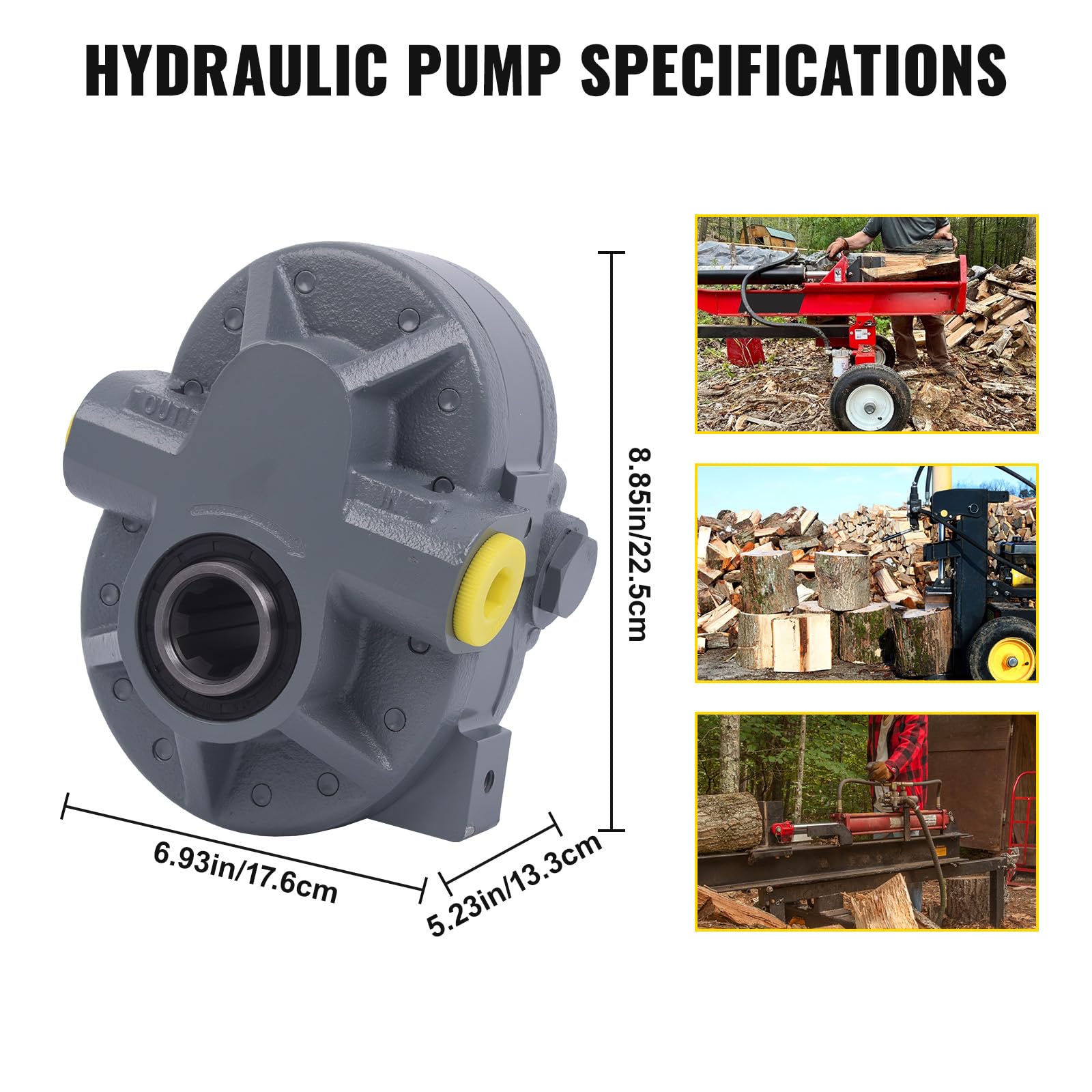 Amazon.co.jp: 油圧 PTO ポンプ 7.4 GPM、油圧モーター 540RPM 2500PSI