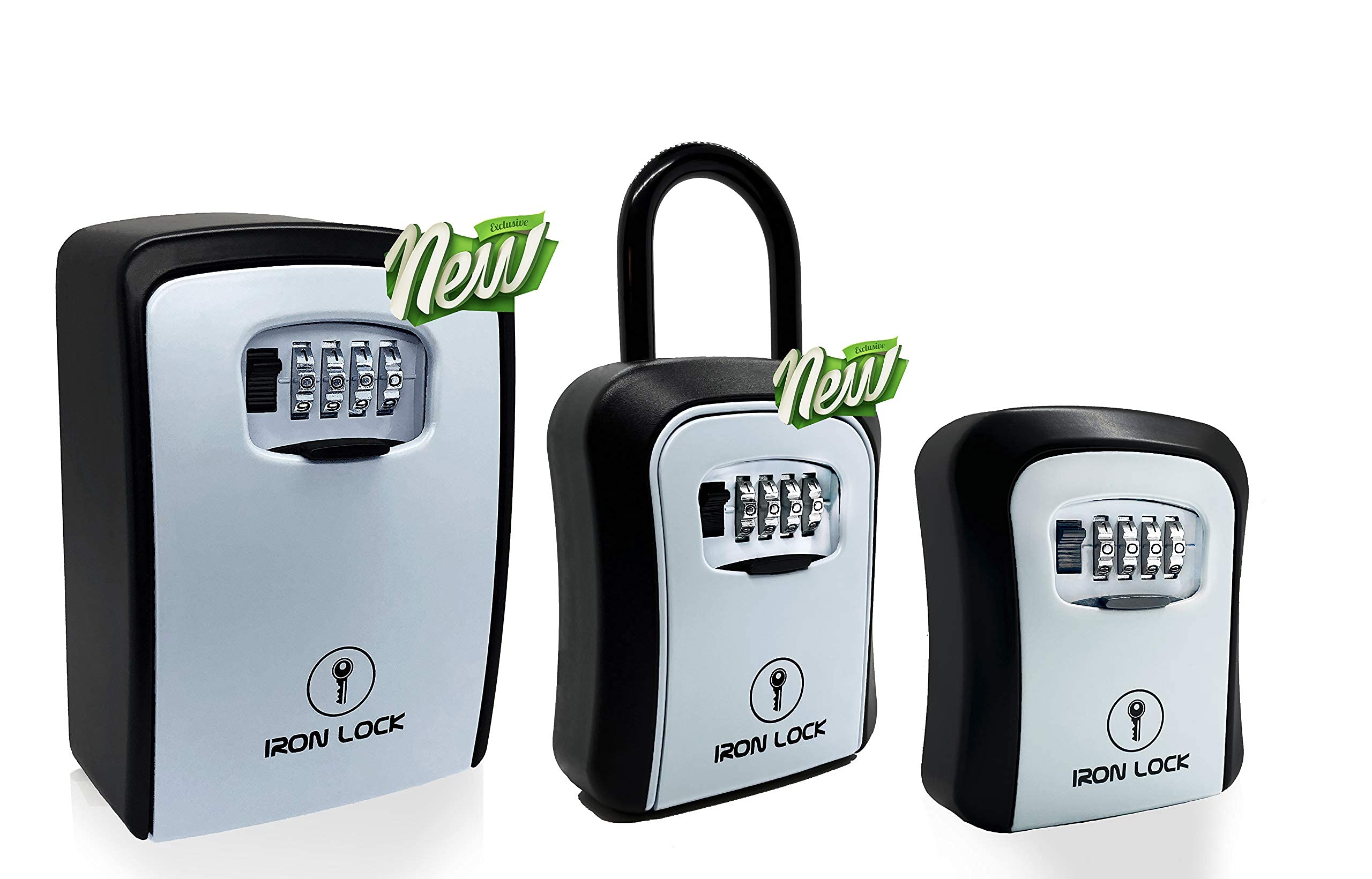 Buy Iron Lock Key Lock Box, Combination Portable and Wall ed Indoor