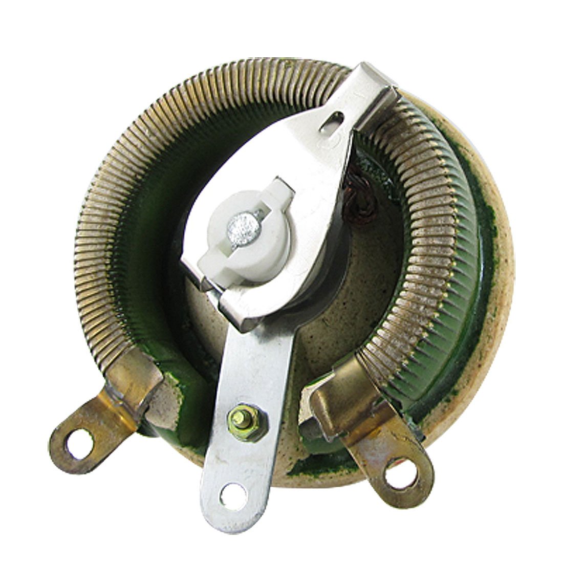 Aexit Regulowany rezystor ceramiczny drutowy 100W 20 Ohm(100W 20 Ohms Résistances bobinées céramique réglable potentiomètre
