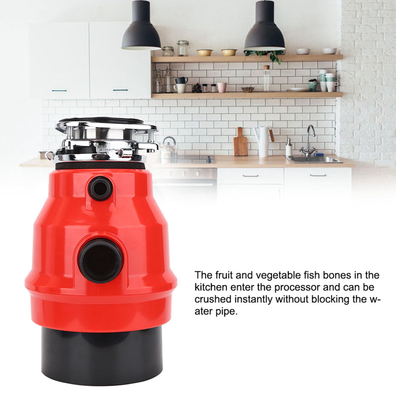 4000rmp 550 W Home Kitchen Sink smaltimento rifiuti rifiuti rifiuti rifiuti Alimentari Spina UK 110-240 V