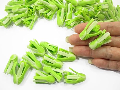 Miniatura 6 de 1:6 10 Casa de muñecas de apio suelto Miniaturas Suministro de verduras Suministro de cocina 15484