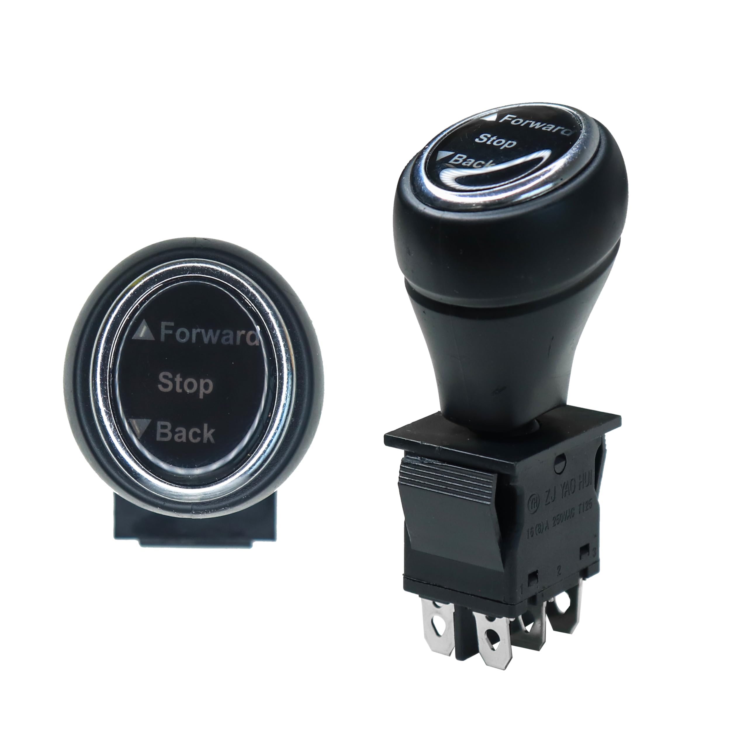 Electronic Spices 6 Pin Toy RC Electric Car Push Rod Joystick Switch 3 Mode Forward/Stop/Back, Multicolor