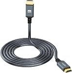 Twozoh 4K HDMI Cable 0.3M 2 Pack, Nylon Braided HDMI to HDMI Cord Support 18Gbps 3D/4K@60Hz/ 2160P/1080P