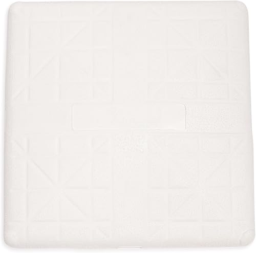 Champion Sports Pro - Juego de primera base doble - Primera base doble biselada duradera - Construcción sólida de una pieza - Juego de 3 anclajes de