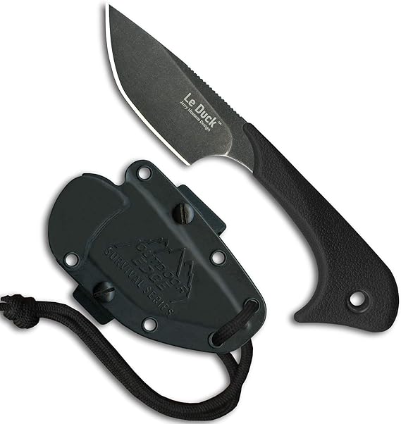 OUTDOOR EDGE LeDuck Tactical Outdoor Utility Knife with
