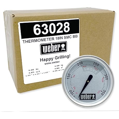 Weber Smokey Mountain 18: Temperature Gauge and Accessories