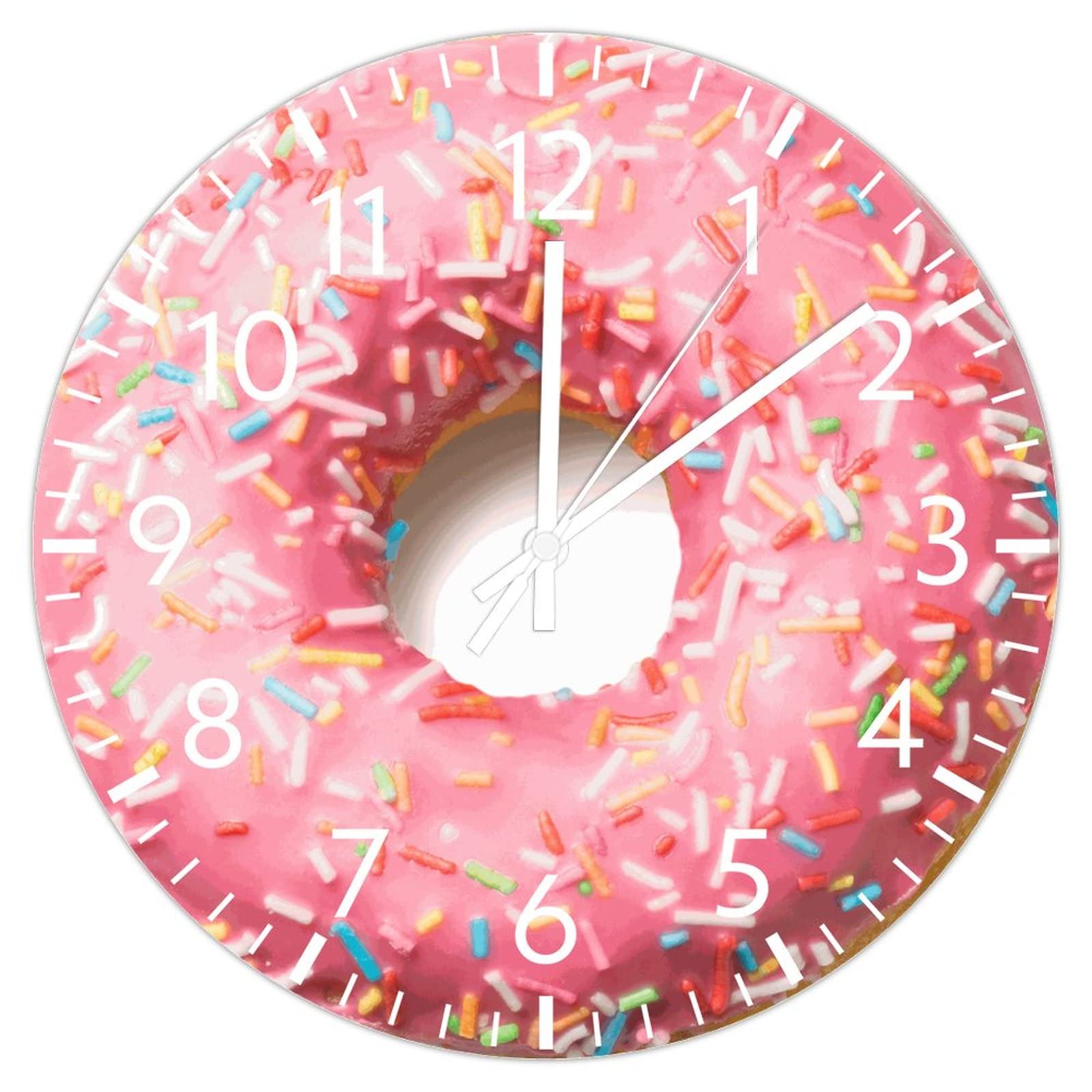 Grande horloge murale lisible et muette pour bureau et espaces de travail