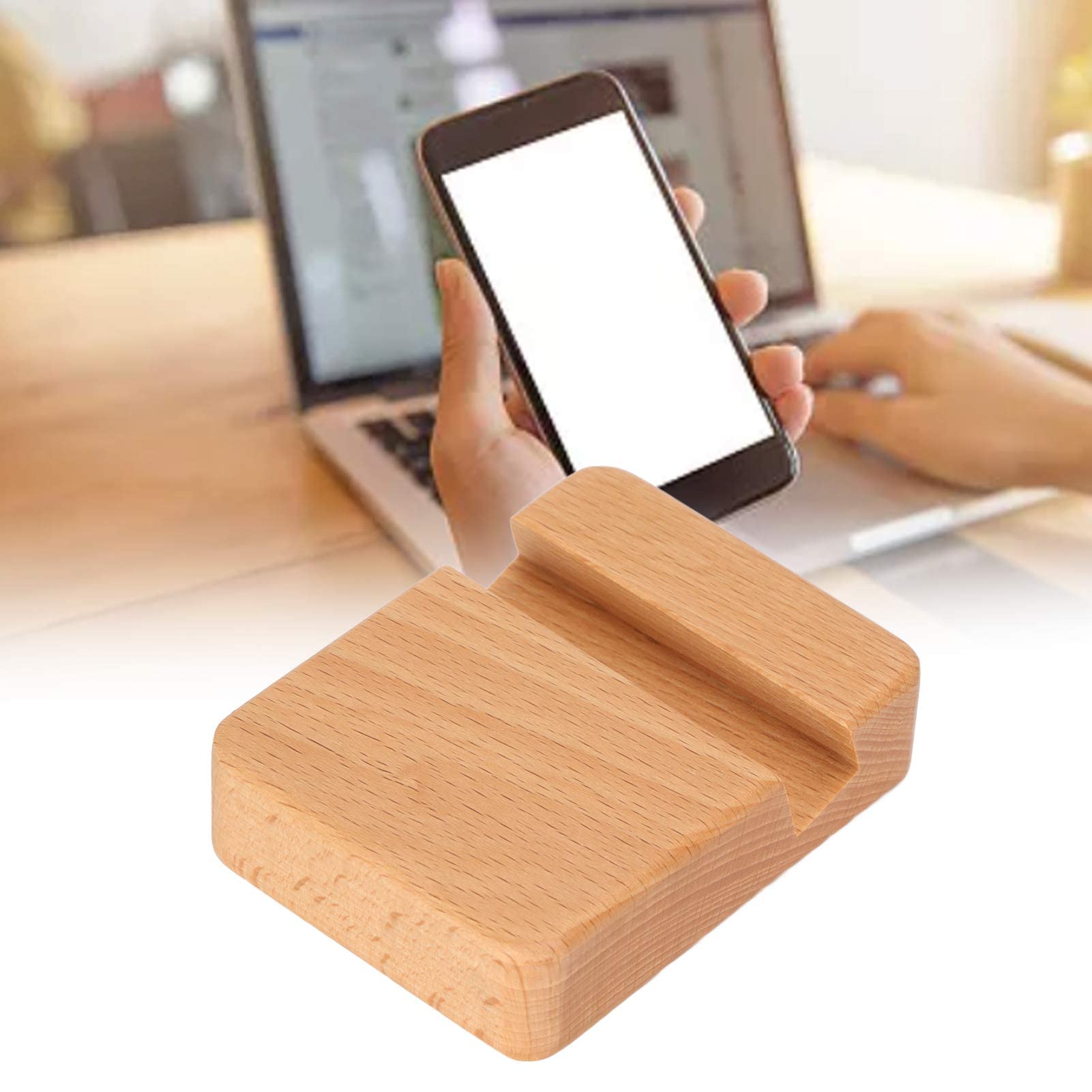 supporto per telefono cellulare, supporto per cellulare da scrivania | Supporto per cellulare regolabile con base in legno - Supporto per cellulare portatile supporto da scrivania girevole supporto per telefono cellulare, supporto per cellulare da scrivania | Supporto per cellulare regolabile con base in legno - Supporto per cellulare portatile supporto da scrivania girevole
