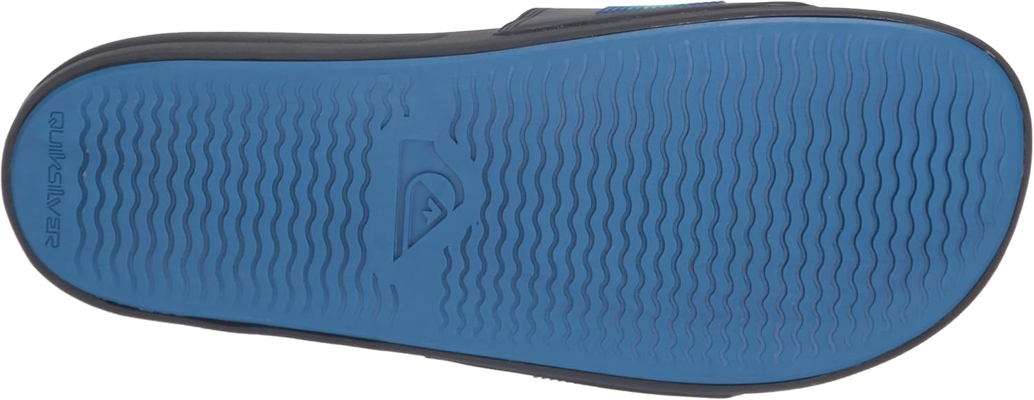 Quiksilver mens Rivi Wordmark Slide Sandal