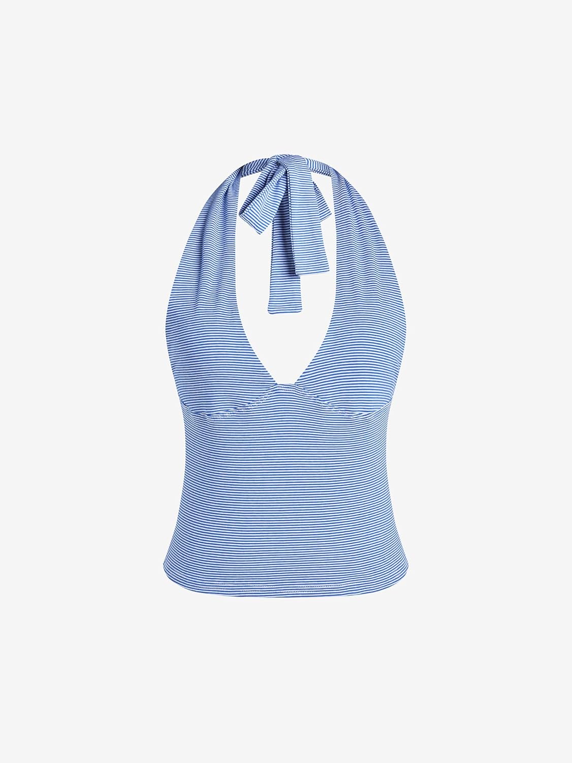 EMMIOL Halter Tops for Women Summer Crop Deep V Neck Blackless Tank Top Going Out Y2k Coquette Clothes - Image 5