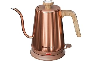 Copper Electric Kettle with Thermometer: The Perfect Tea Kettle for Coffee and Tea