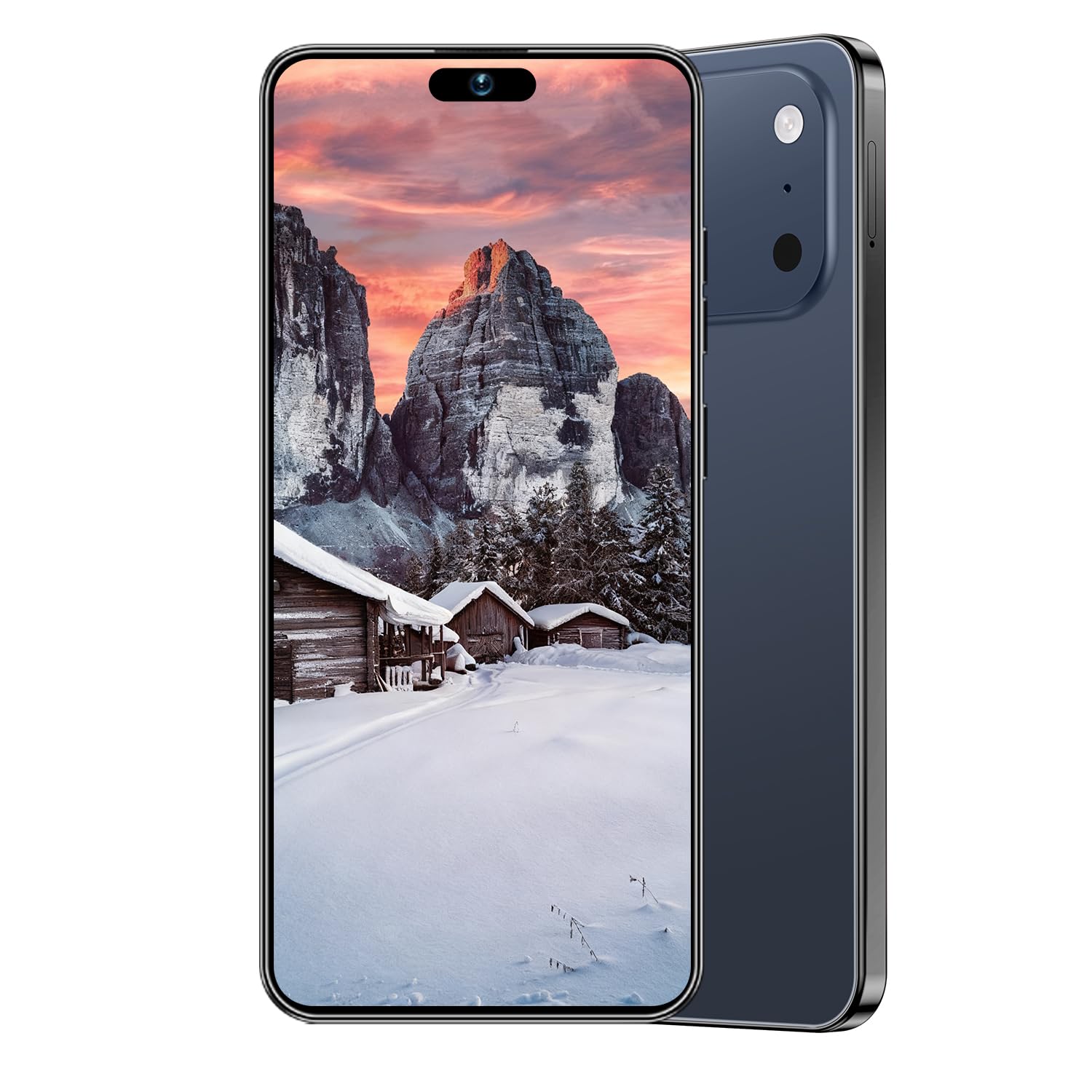 17PM Unlocked Phone | Cell Phone Android 15.0 | 16+512GB Smartphone| 6.99" HD Display | Long Battery Life 7000mAh | 68+108MP Zoom Camera| Fingerprint Lock | with Dual SIM (Dark Blue)