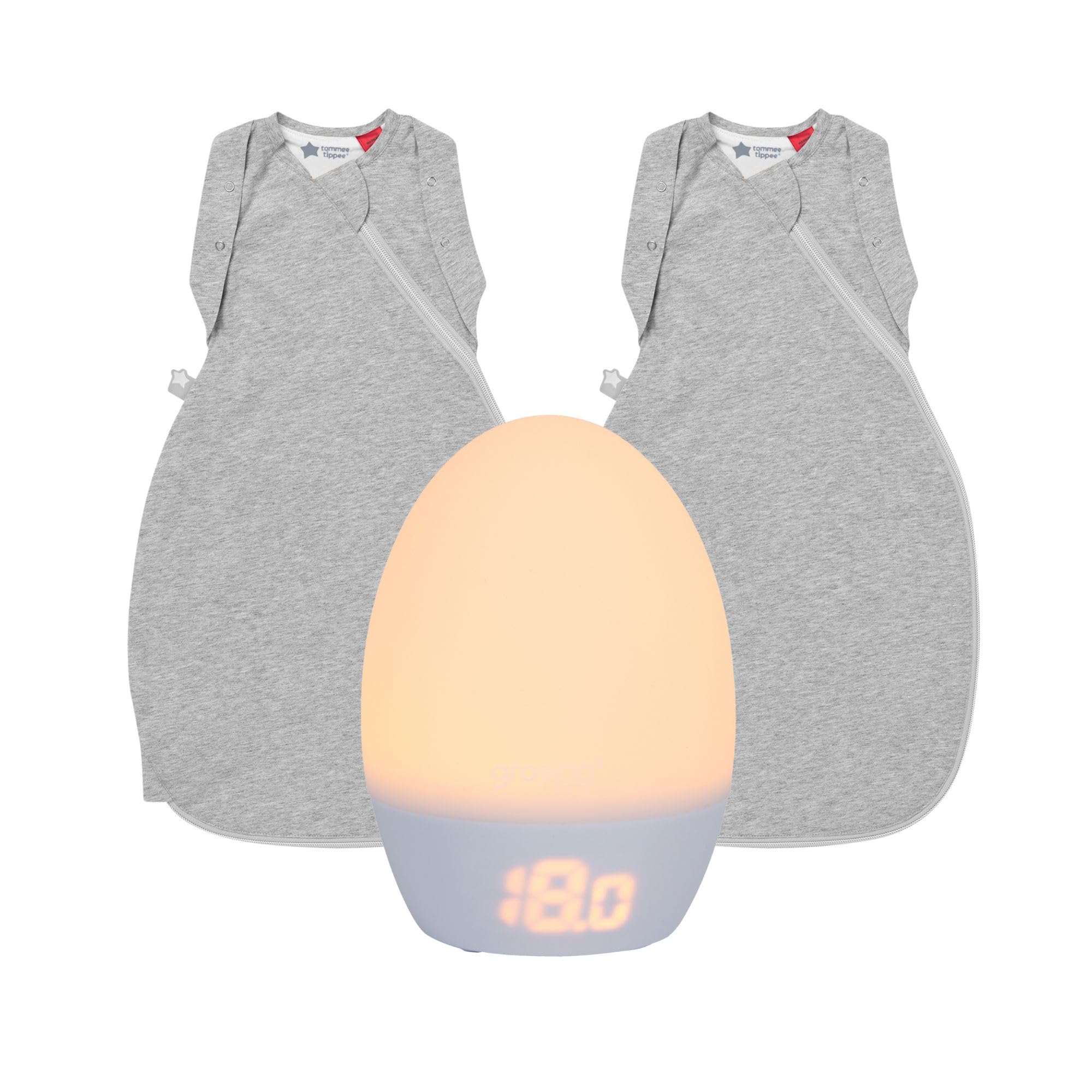 Tommee Tippee GroEgg2, Toddler Nightlight, LED Colour-Changing with Digital Room Temperature Display for Safer Sleep, Adjustable Brightness, Silicone Shell, USB Rechargeable — view 7