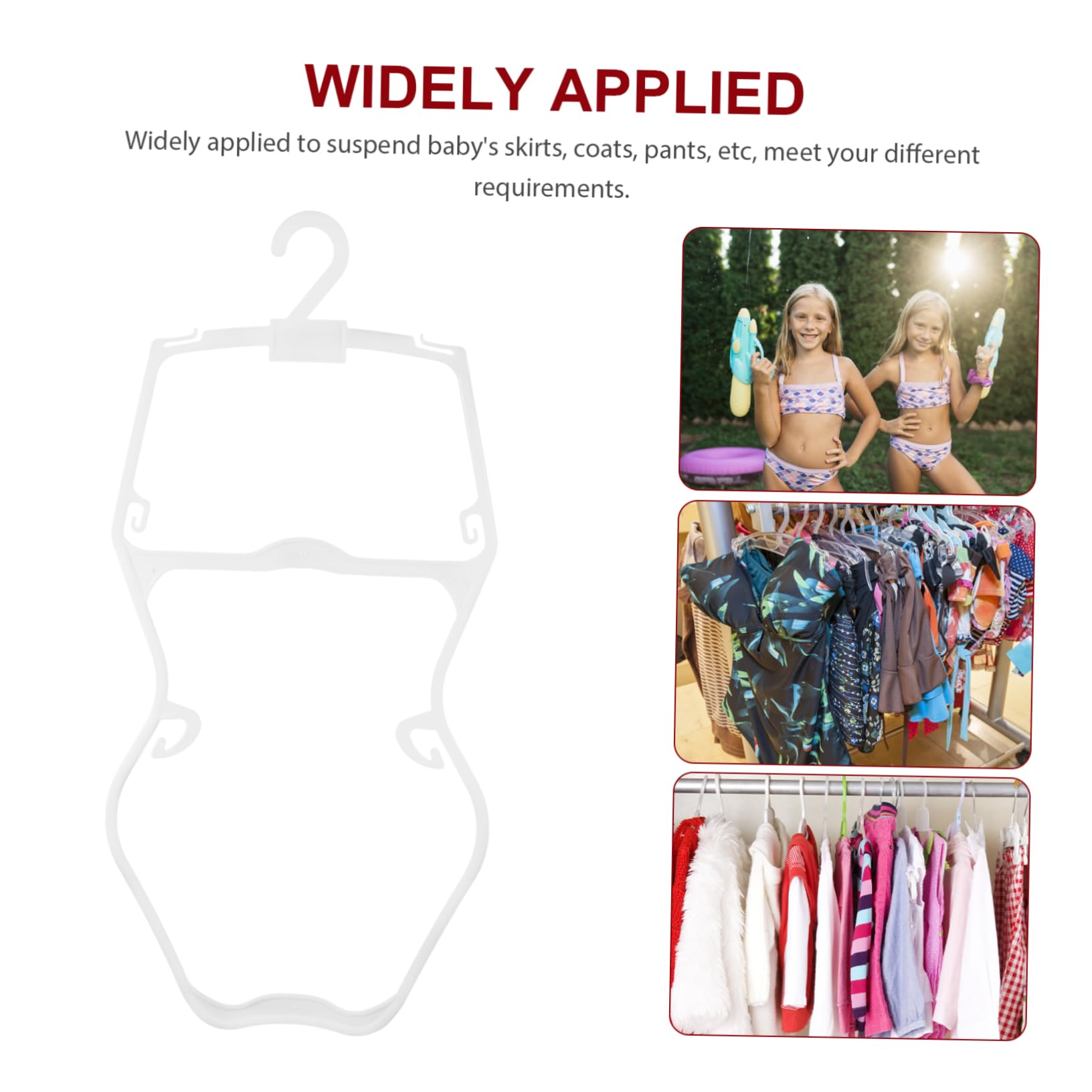 5 Perchas de Plástico para Niños Pequeños Capacidad Fuerte y Diseño Antideslizante Ideales para Celebracion Verano y Ropa de Ñiño