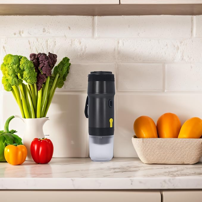 Cafetera Portátil 20 Bar USB y Coche, Cápsulas y Molido, 60ml miniatura 2