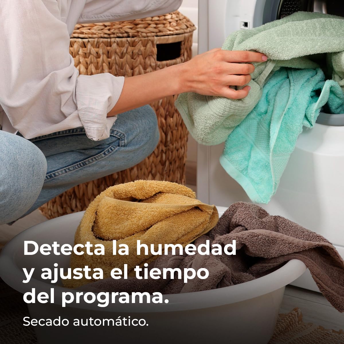 Cecotec Secadora 7 kg Bolero DressCode Dry 7200V C, Clase C, Sistema de Evacuación, 15 programas, Secado automático, Planchado fácil, Kid Lock, DelayStart, Giro Bidireccional, Función Silence