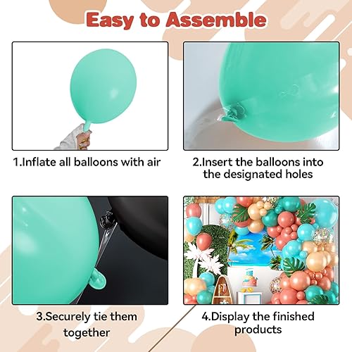 Miniatura 10 de Decoraciones de fiesta de esponja de dibujos animados, kit de arco de guirnalda de globos con temática de esponja, arco de globo transparente