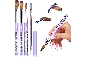 Professional Kolinsky Acrylic Nail Brush Set #8