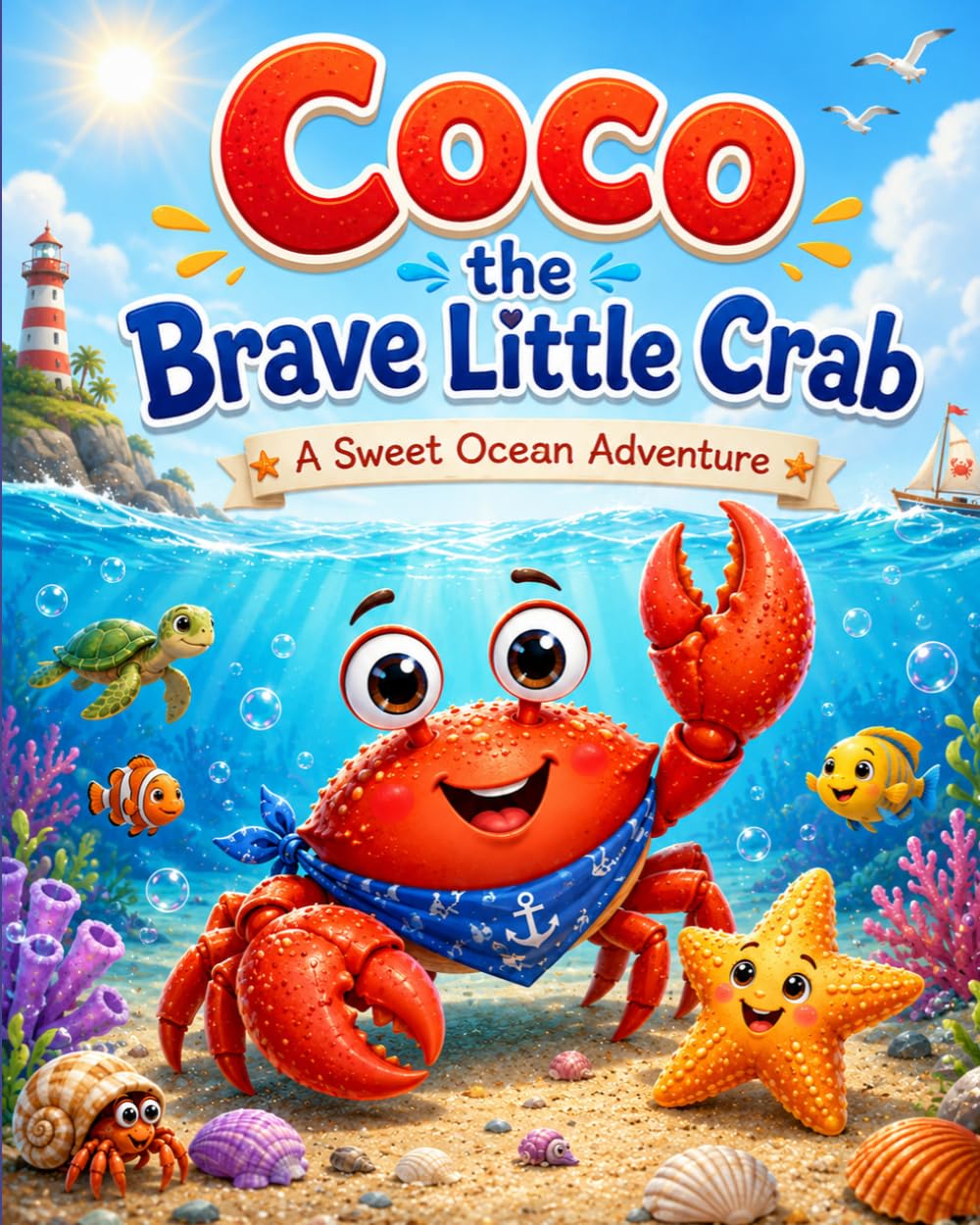 Coco The Brave Little Crab: A Sweet Ocean Adventure