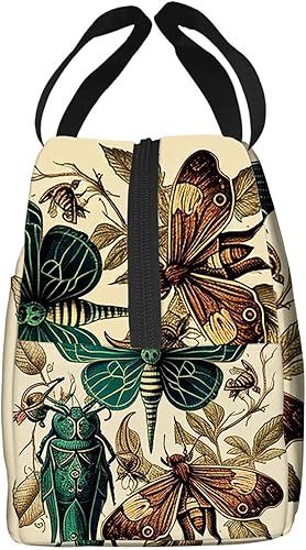 Miniatura 10 de OOZ Rportable - Lonchera para mujeres y hombres, aislada, reutilizable, para oficina, trabajo, picnic, playa, flores blancas, floral, magnolia, 8.5