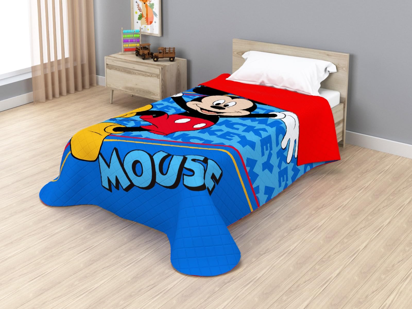 Disney Jay Franco Colcha Bouti Termosellada Boundless Joy, 170 x 250 cm, Microfibra, Relleno 100gsm JE12743ET