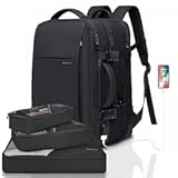 45L Travel Backpack&comma; Carry On Backpack Convertible Duffle Bag Fit for 17&period;3 Inch Laptop for Men and Women