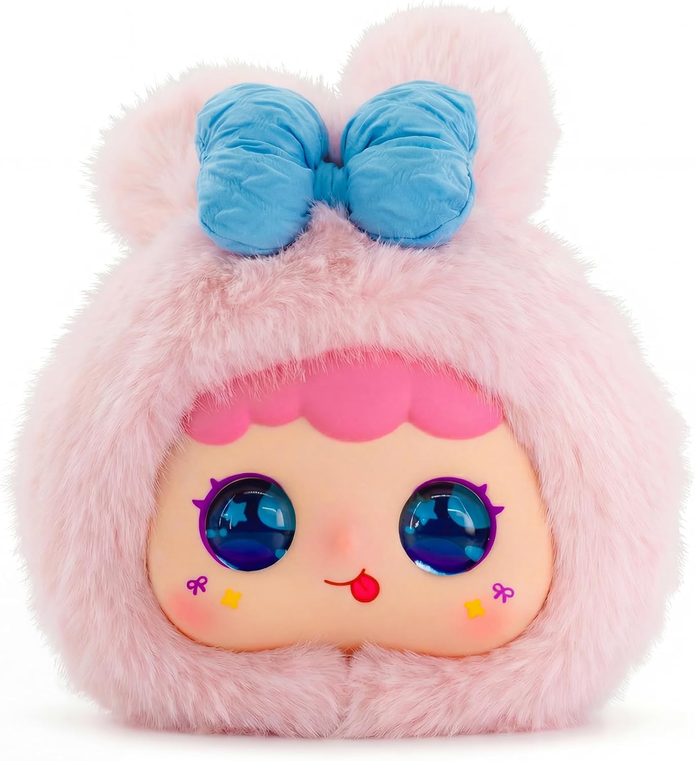 Interactive AI Smart Plush Toy - Soft Talking Companion, Emotional Eyes, Screen-Free Multilingual Learning, Bedtime Storyteller, White Noise, Parental Control App, Gift for Kids 3+, Rabbit