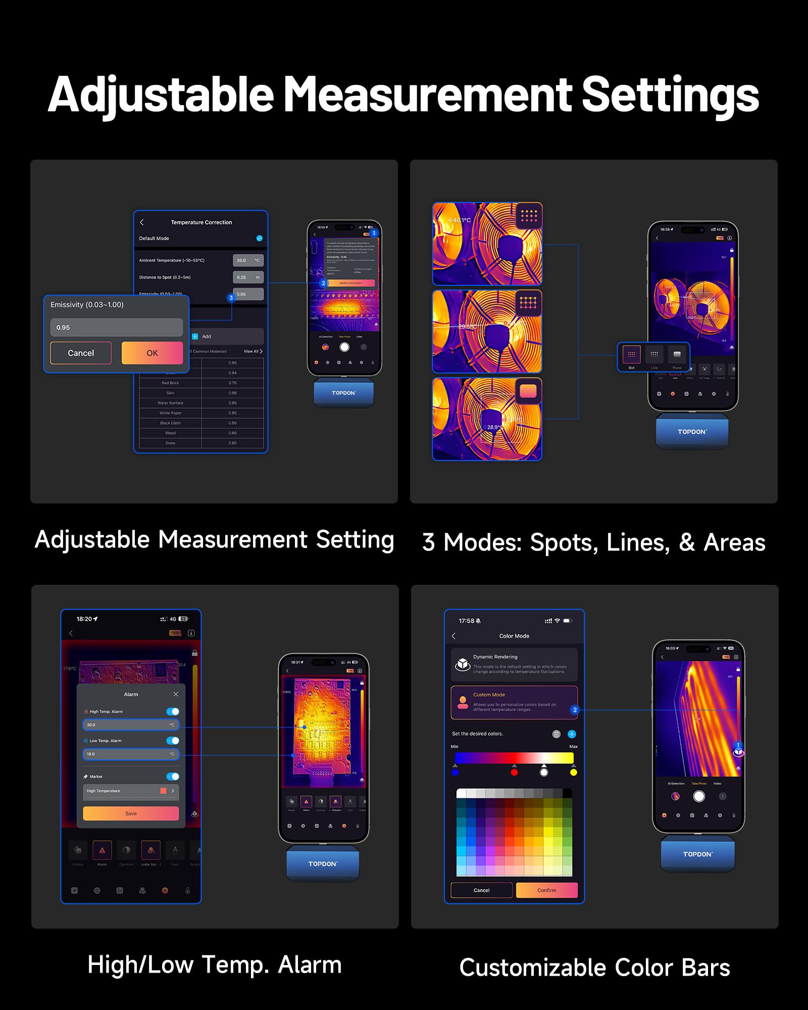 TOPDON TC001 Thermal Camera - iPhone & Android -6