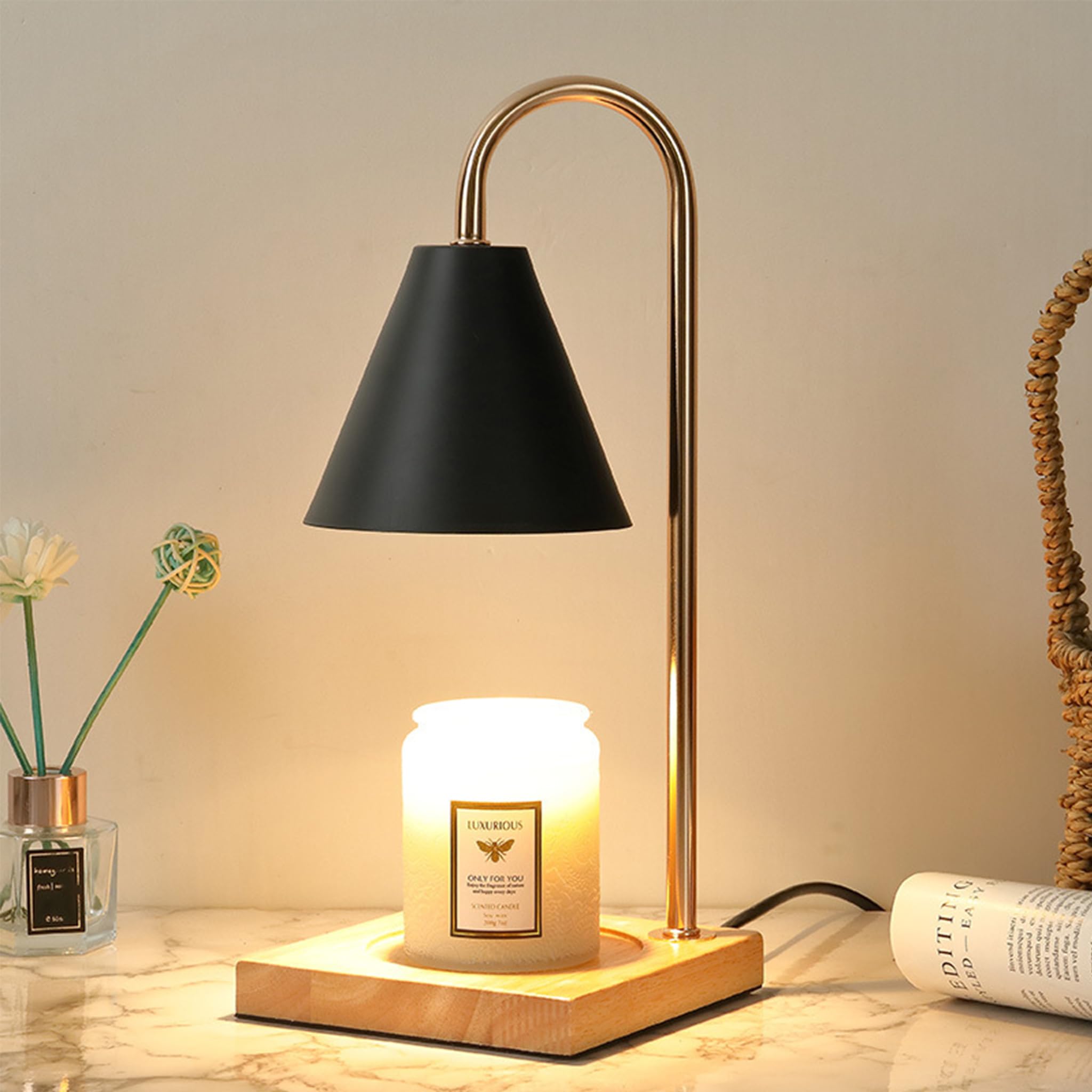 Amazon.co.jp : candlesee キャンドルウォーマーランプ タイマー付き