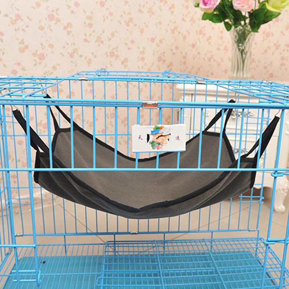 MICHLEY Leisure Time Kitty Pet Cat Hammock Bed for Cage, Gray