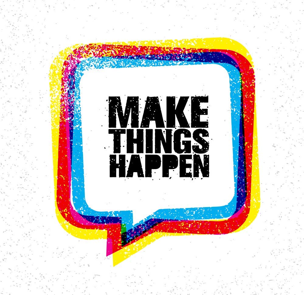 5 Ace make thing happy|Motivational quotes|Inspirational quotes|Gym Poster| wall sticker paper poster(size:12x18 inch),multicolor