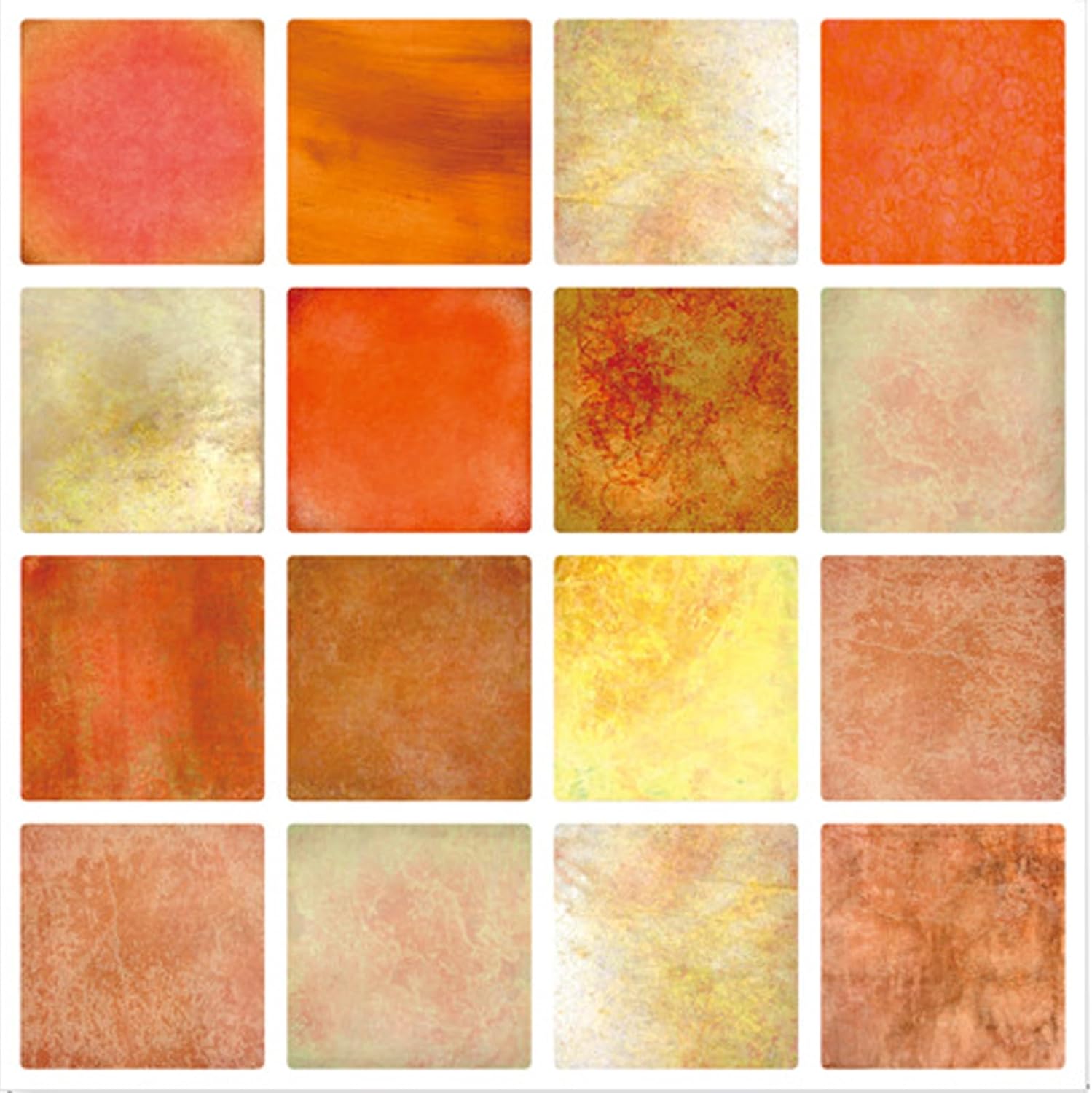 Yuaxme 30 Sheets Peel and Mosaic Backsplash Tile 5.9"x5.9" Wall Tiles