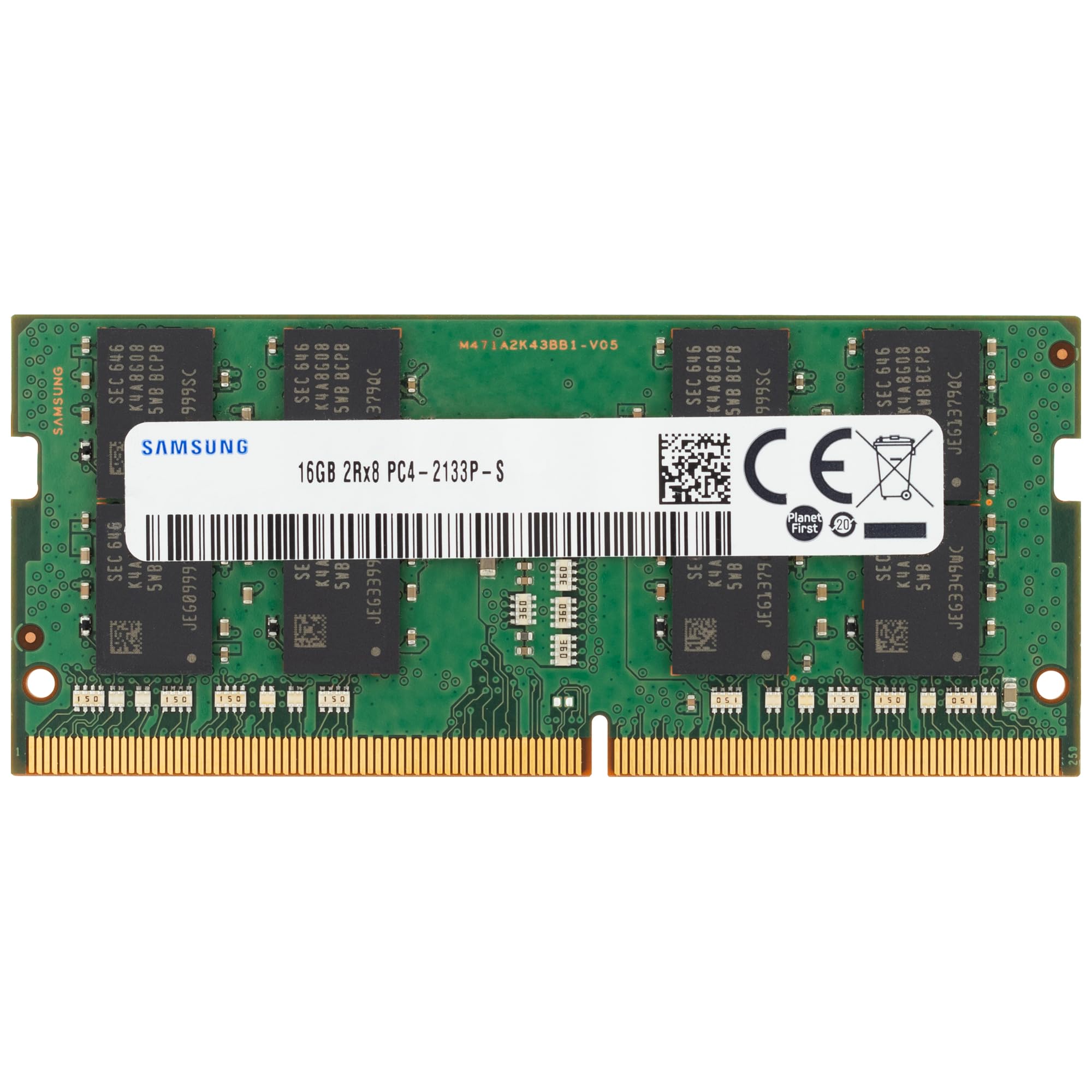 Samsung 16GB DDR4 2133MHz PC4-17000 (PC4-2133P) CL15 SODIMM 2Rx8