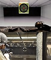 Vista 7 de Objetivo de disparo autoadhesivo de 8 pulgadas, paquete de 100 objetivos adhesivos reactivos a salpicaduras, parches de cobertura, retroalimentación