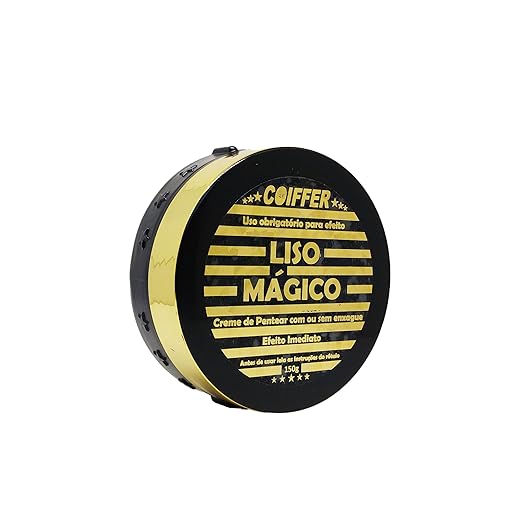 Creme De Pentear Efeito Liso Mágico Coiffer 150g