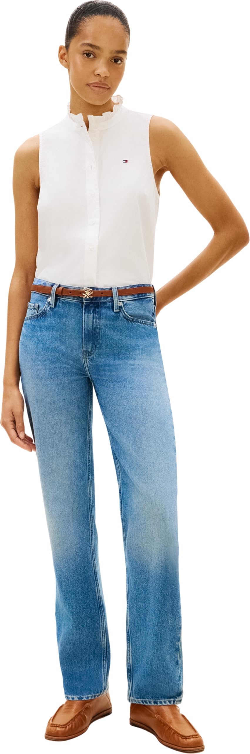 Tommy Hilfiger DNM Finn Classic Straight RW Ww0ww48569 - Droit - Droit - Femme